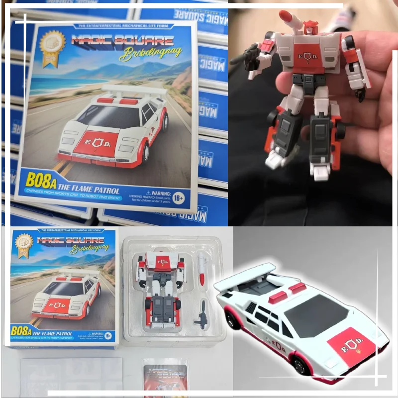 

【 Spot Goods】 MS-TOYS MS-B08A The Flame Patrol Red Alert 3rd Party Legends Scale Transforming Figure Collectible Toy