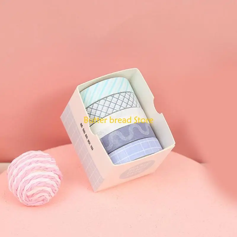W89C Decorative Tape Scrapbooking Decoration Tape Craft Supplies para embalagem diário