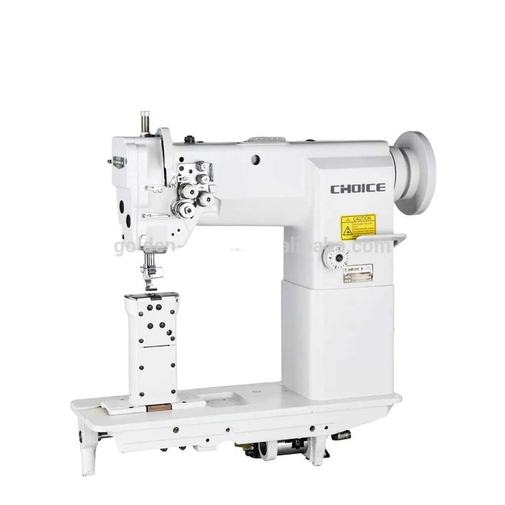 GOLDEN CHOICE GC26528 Post Bed Double -Needle Bar Feed Lockstitch Sewing Machine Suitable for Sewing Shoes