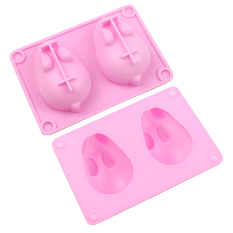 3D Easter Bunny Mold High Flexible Silicone Mousse Dessert Jelly Baking Candy Chocolate Ice Cream Mould Kitchen Bakeware Tools