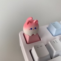 Personalized Creative Keycaps Cute Cartoon Animals 3DTranslucent Keycap for Cross Axis Mechanical Keyboard