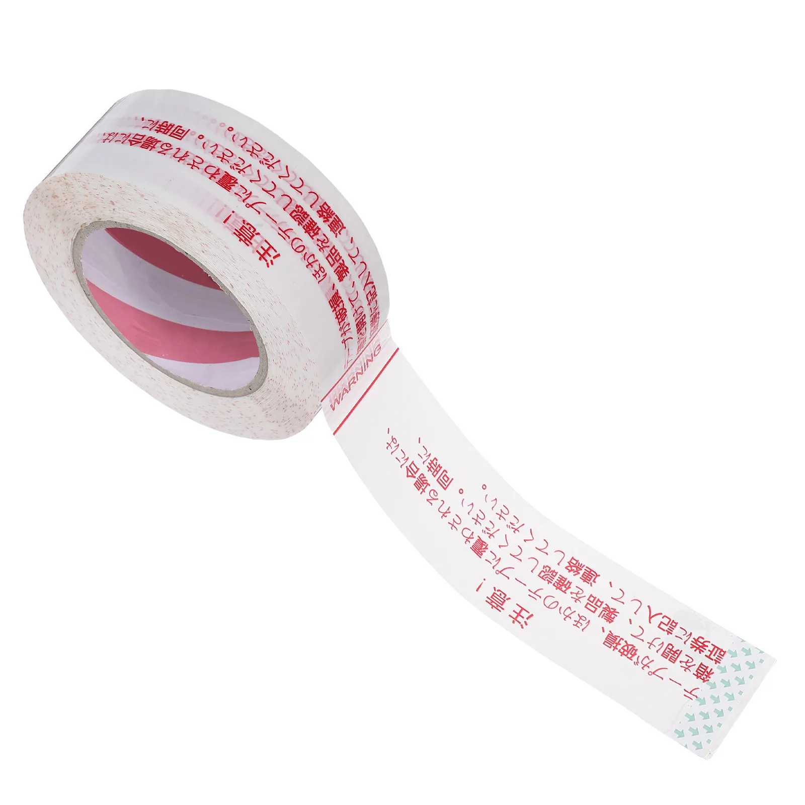 1 Roll Tamper Proof Security Tape Boxes 1.8 X 153 Yard Printed Fragile Warning Message Packing Tape for Shipping E-Commerce