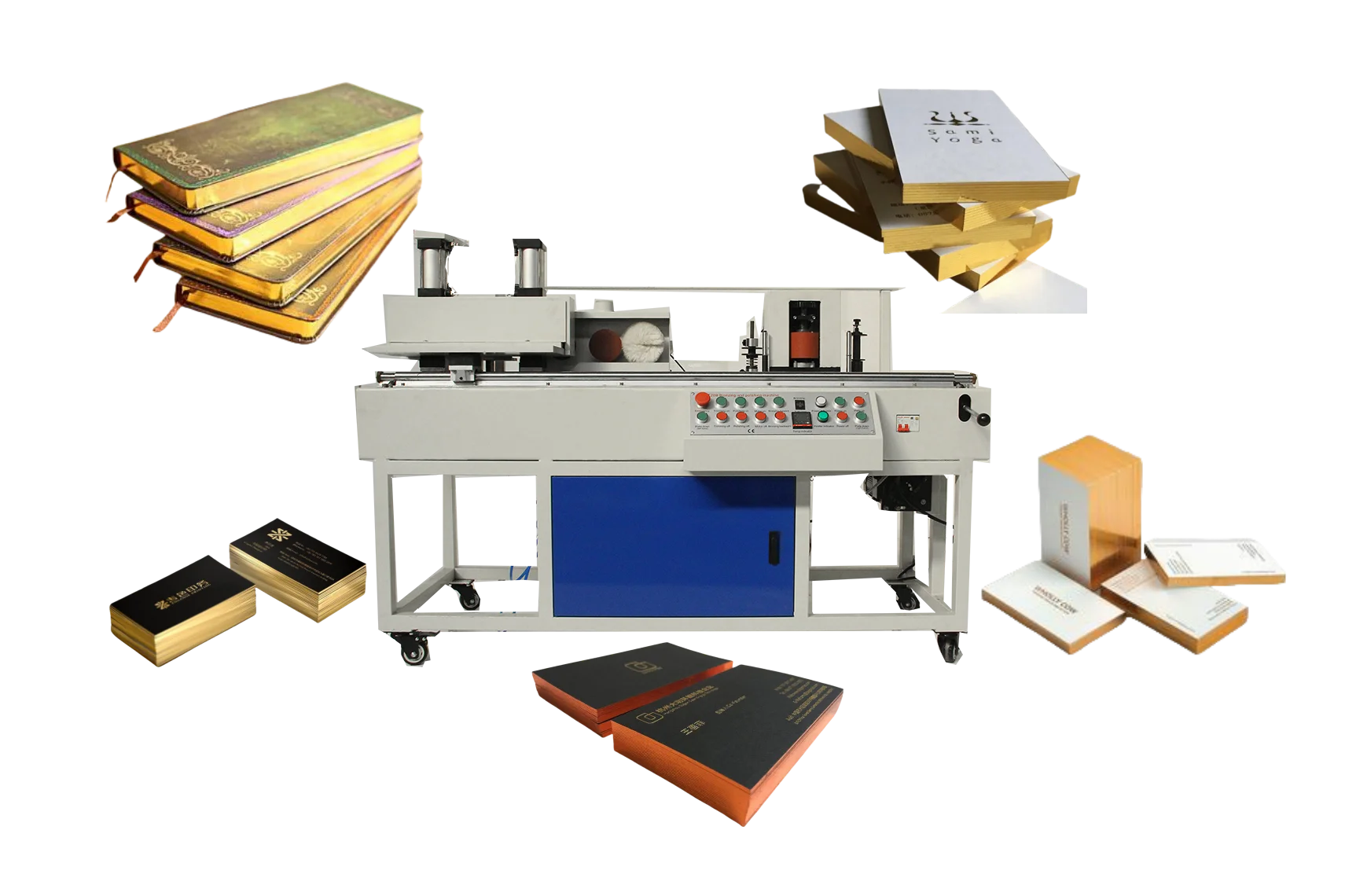Double 100 Factory Good Price New Post-Press Equipment Edge Polishing and Gilding Machine for Books Albums or Cards