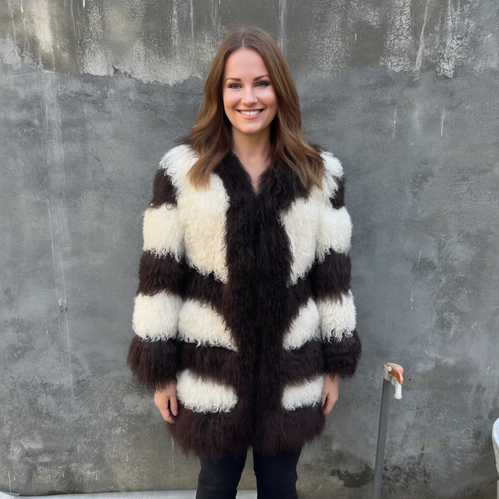 Aulande 2026 abrigo de piel auténtica mujer invierno cálido abrigo de piel de oveja mongol nueva chaqueta larga de alta calidad de dos colores