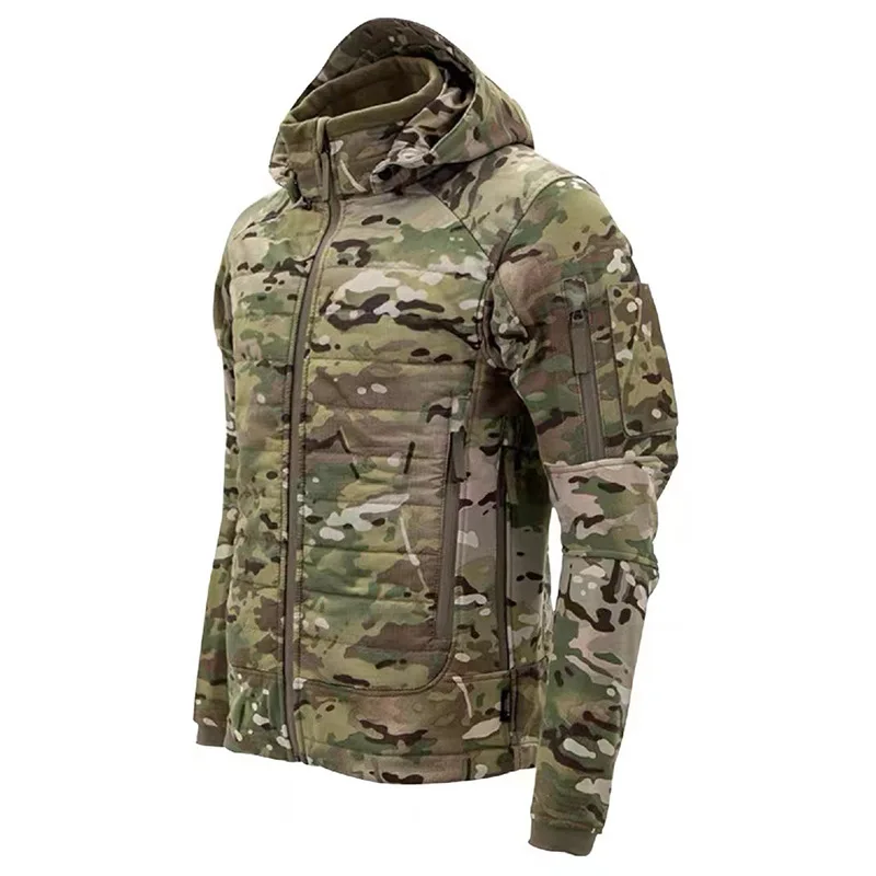 Yakeda roupas esportivas ao ar livre jaqueta de caça à prova dwaterproof água caminhadas camo uniforme tático engrenagem treinamento casaco tático jaqueta masculina