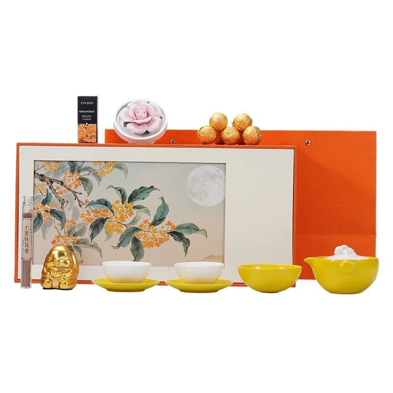 

Tea set gift box aromatherapy set