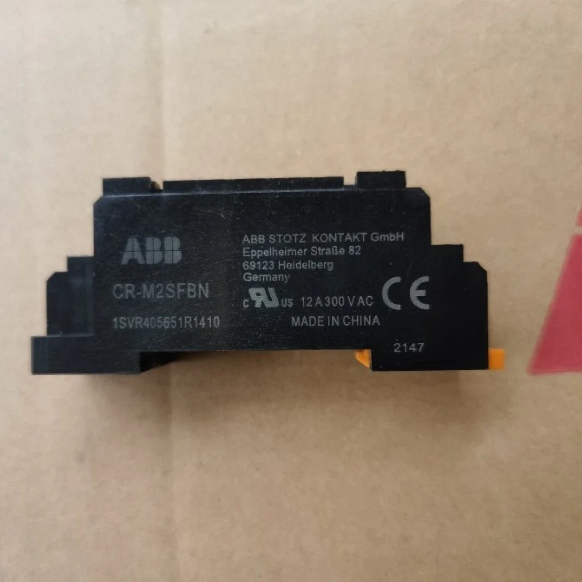CR-M2SFBN 10158290 1SVR405651R1410 Relay Seat Base