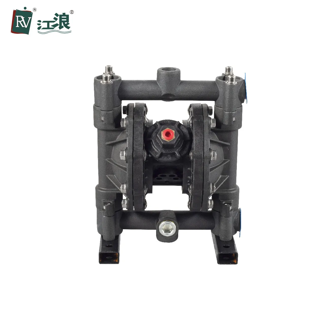 RV 1/2 Inch Aluminum Alloy Diaphragm Pump Air Operated Wastewater Treatment Sewage Pump Pneumatic Machining 100psi Max Pressure