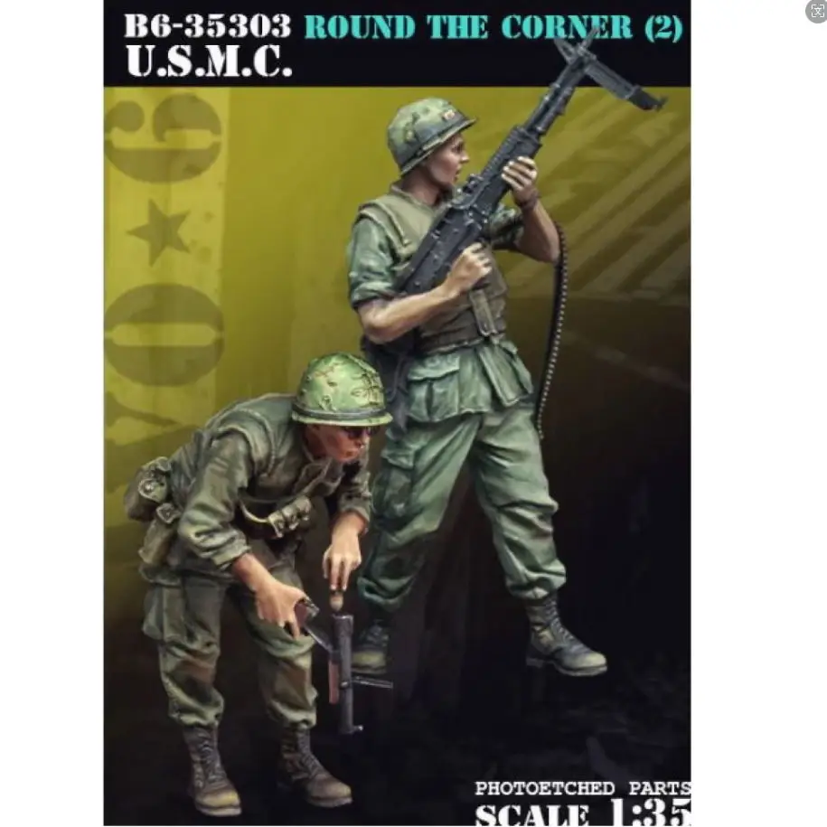 1/35  Resin Model Figure GK， Unassembled and unpainted kit