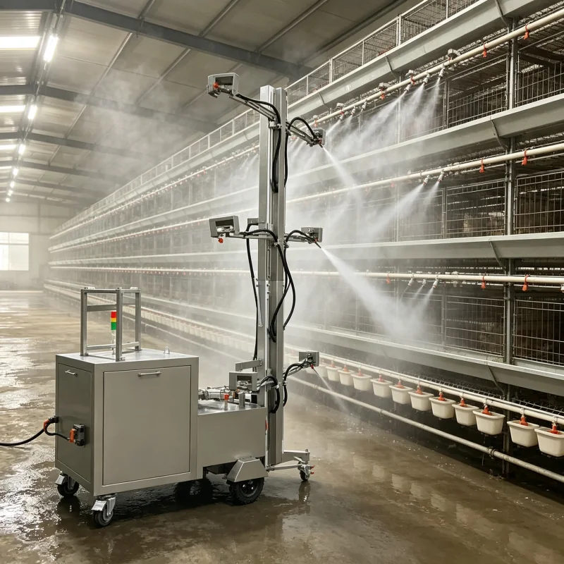Factory Direct Supply High Performance Livestock Washing Robot For Commercial Layer And Broiler Chicken Farms