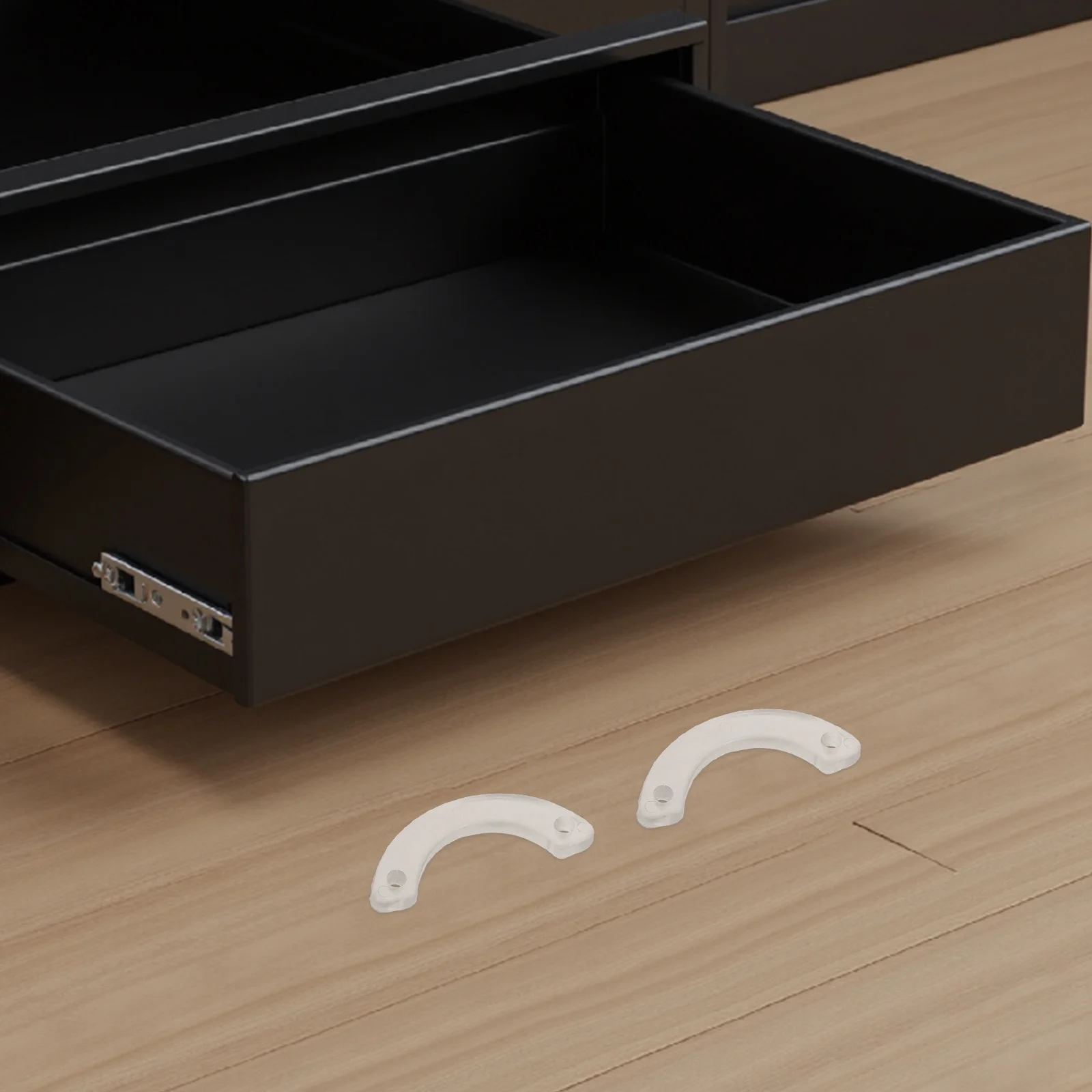 

30Pcs Clear PVC Drawer Stoppers Non-Slip Cabinet Repair Parts Screws Kitchen Dresser Bottom Slides Drawer Stops