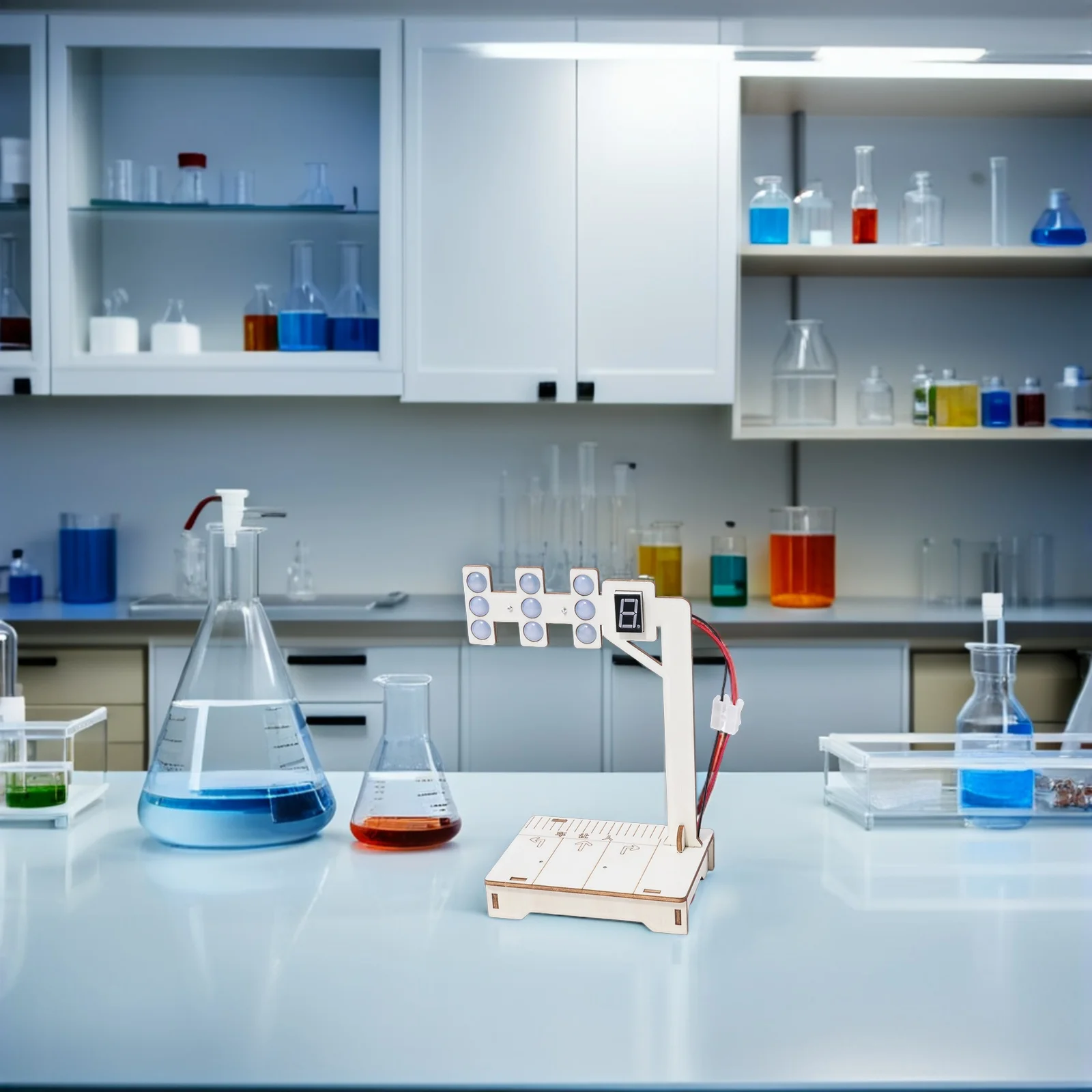 

2 Sets Traffic Light Kit Stoplight Lamp Mini for Kids Toy Model DIY Building Kits Toys