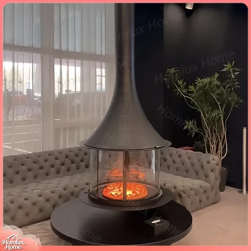 Australian Style Ceiling Mounted Wall Mounted Heater Floating Stove Hanging Fireplace Space Heater Indoor Heating