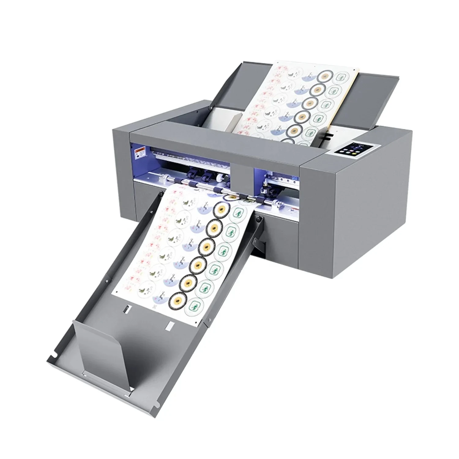 SF-350 High Speed Digital Die-Cutting Machine PLC Components Paper Sheet Cutter for Paperboard and Stickers