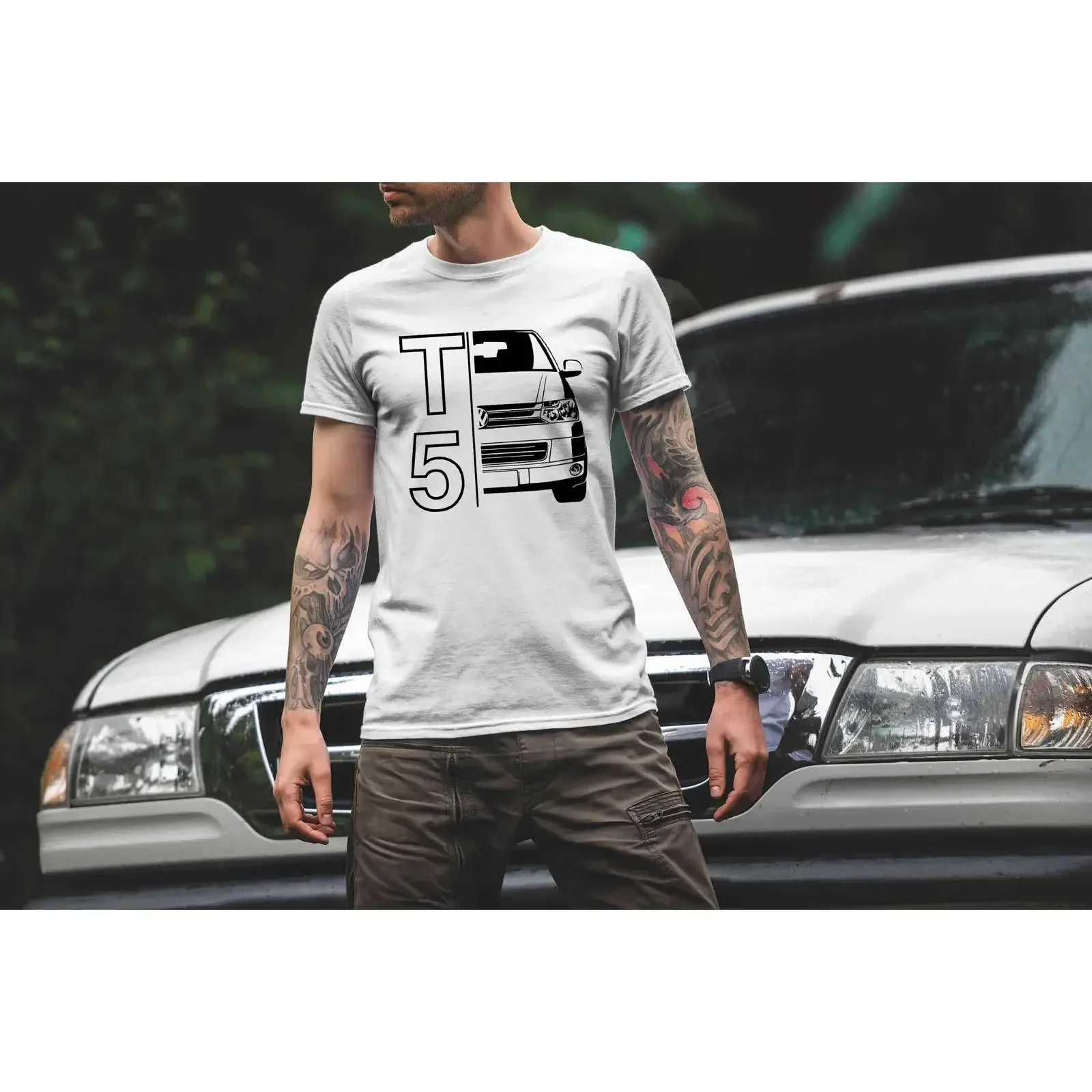 T Shirt T5 Facelift Type 7H 7E Multivan Caravelle Transporter for Petrolheads vintage Washed graphic designer clothes Slightly
