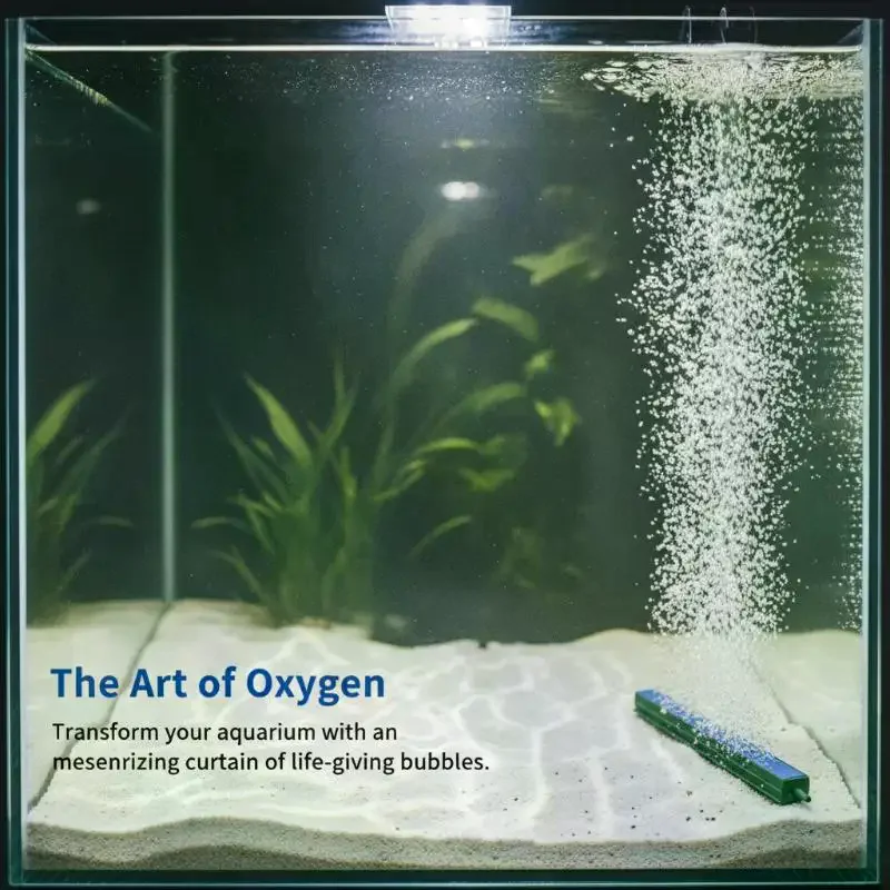 2pcs 10/15/20/25/30/35/40CM Air Pump Sand Stone Aquarium Oxygen Pump Fresh Air Stone Bubble Bar Aquarium Fish Tank Aerator Pump