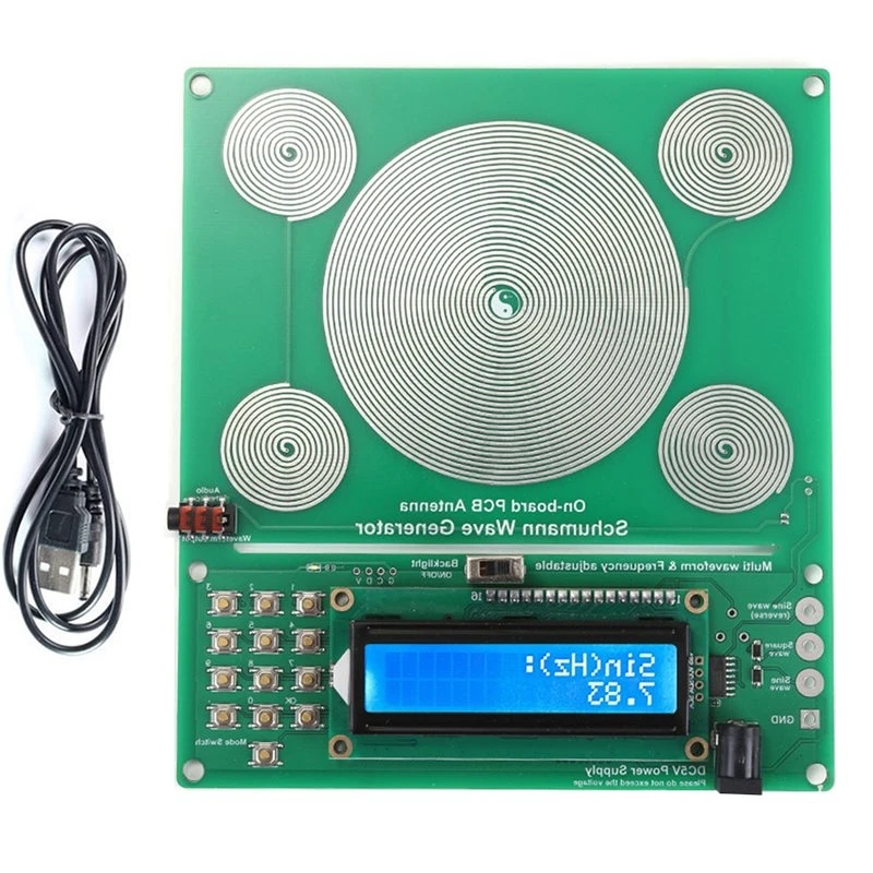 A97I-Schumann Generator Schumann Wave Generator Adjustable Schumann Wave Generator 0.01Hz-100000Hz