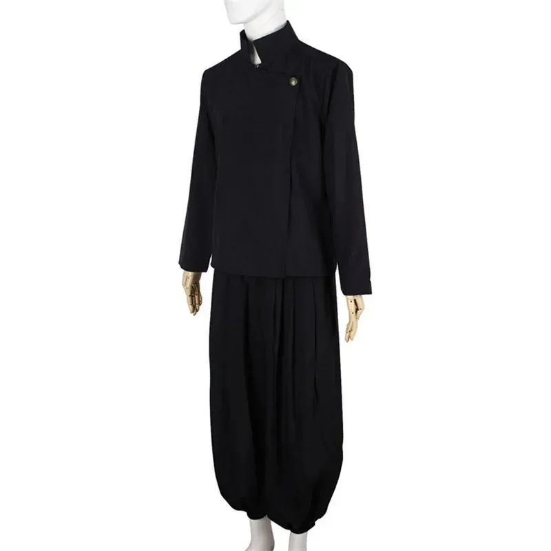 Geto Suguru Cosplay Anime Jujutsu Kaisen Geto Suguru Costume Cosplay Nero Uniforme scolastica Parrucca Vestito Costume di Halloween per gli uomini