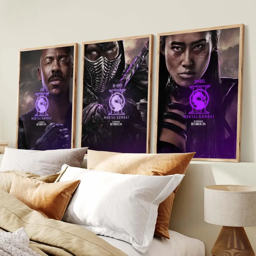 Movie M-Mortal Kombat II Poster PP Wall Decor Posters Celebrity Art Prints Aesthetic Wall Art Bedroom Office Home Gift