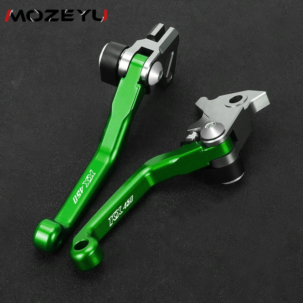 For KAWASAKI KX 250 X KX 450 X F 2019-2023 2024 KX450 F KX250 F Dirt Bike Foldable Pivot Brake Clutch Lever Handle Levers KX