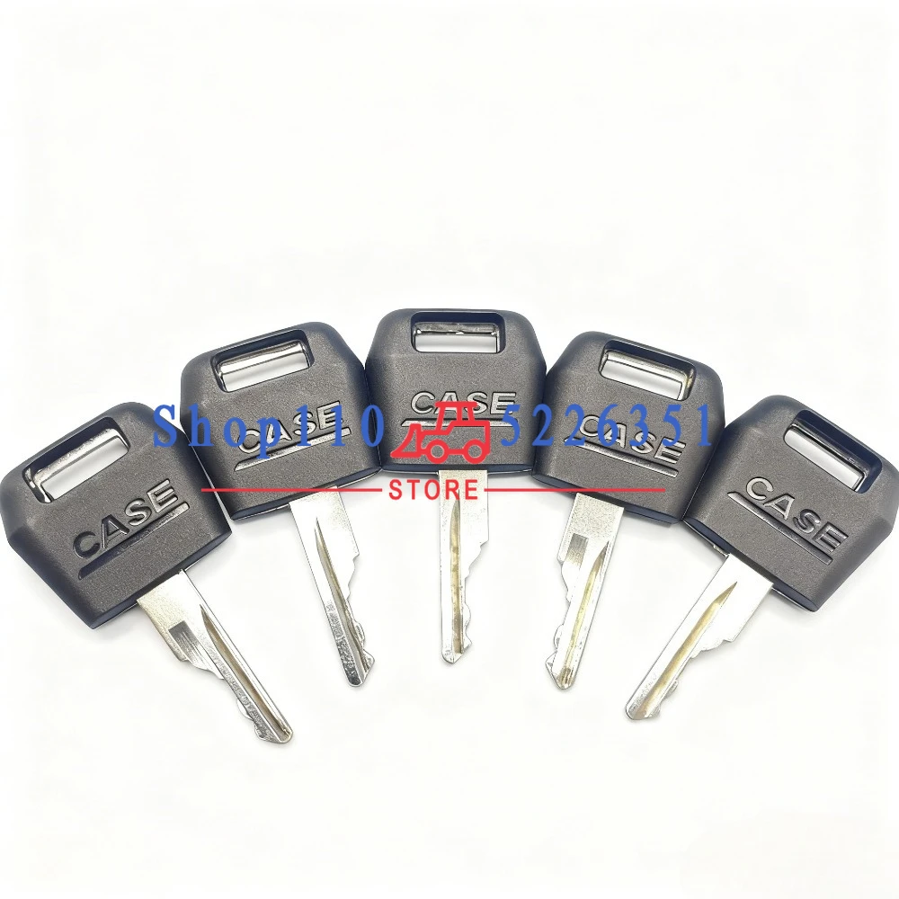10/5/3/2/1pcs Ignition D250 Keys Accessories for Case Skid Steer Loader International Tractor Dozer Backhoe1835c, Starter Key