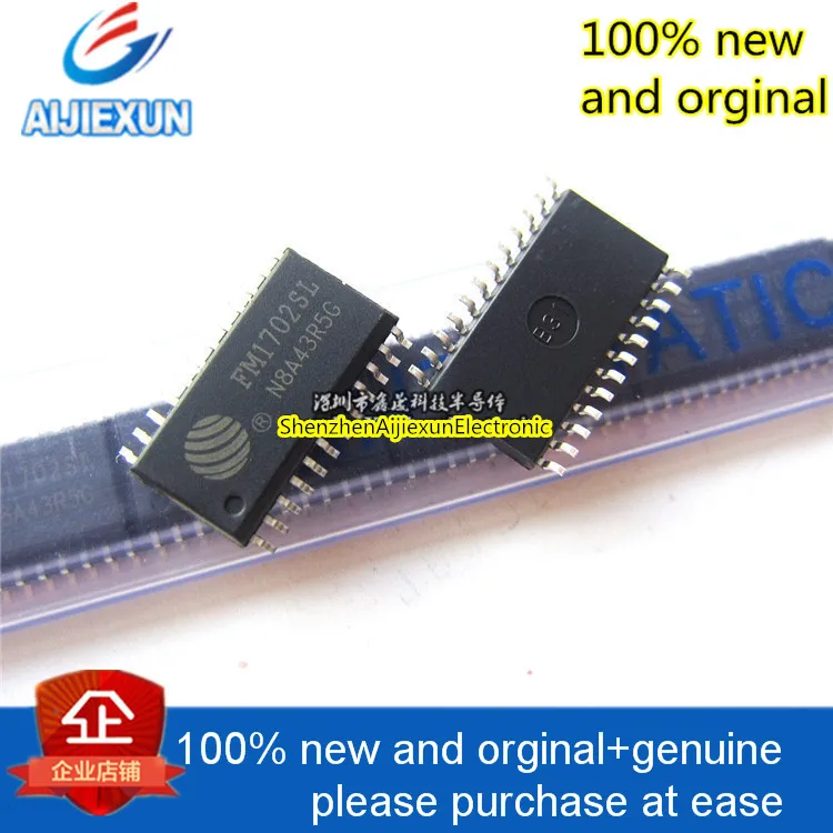 

5pcs 100% new and orginal FM1702SL Contactless card reader chip SOP24 Radio frequency chip large stock