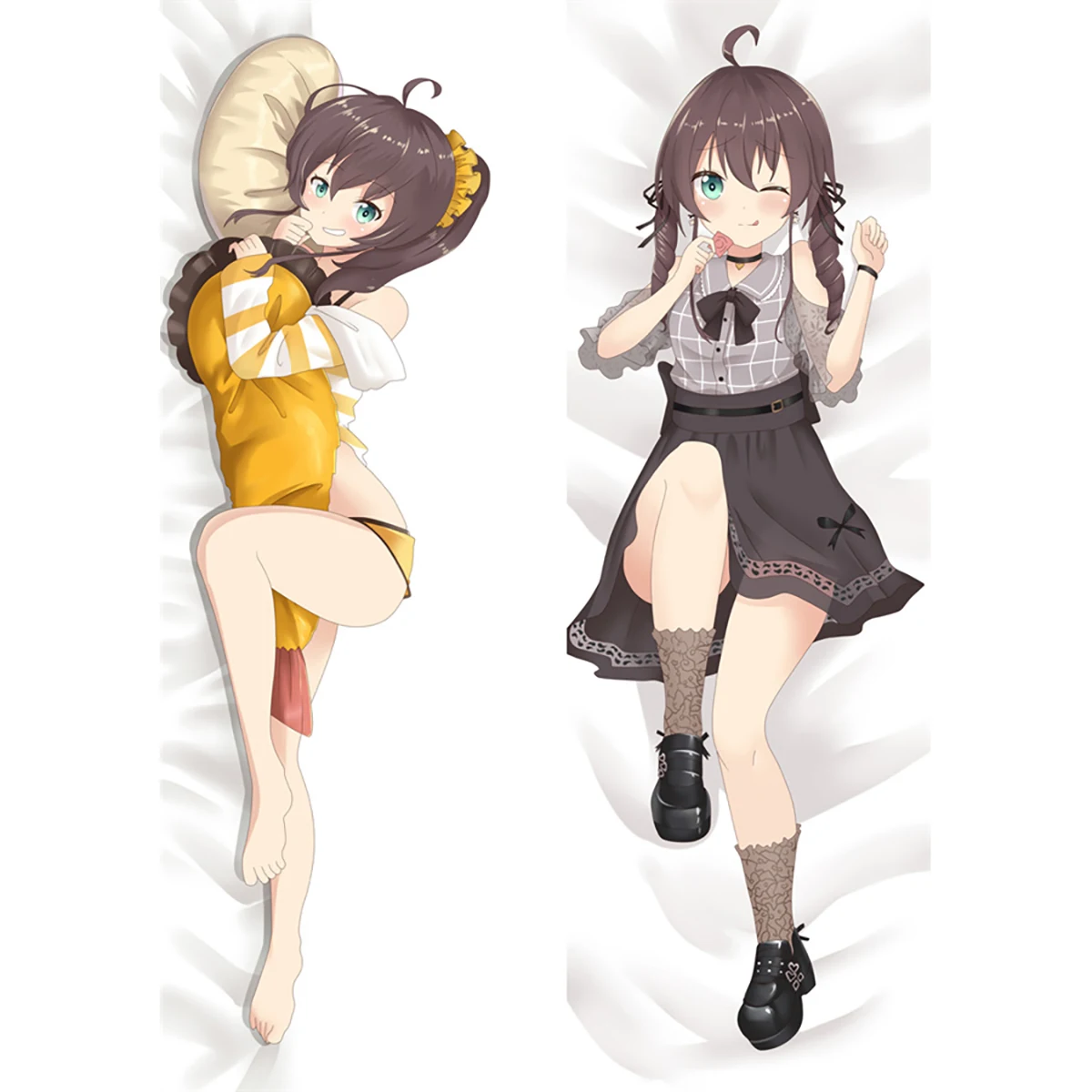 Sexy Customize Hugging Body Pillowcase Anime Cosplay Dakimakura Pillows Case Otaku VTuber Natsuiro Matsuri Cover