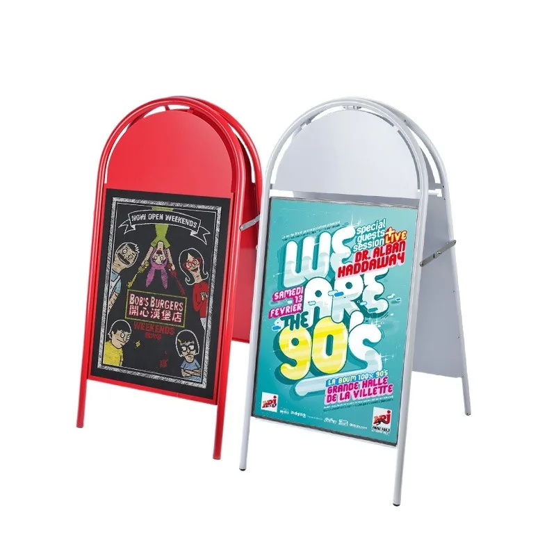 Floor display poster stand