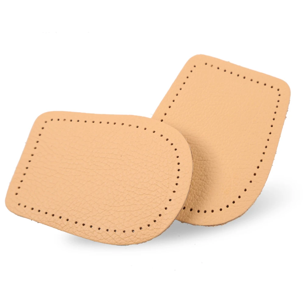 

Thickened Latex Half Insoles L Size Yellow Comfortable Front Shoe Inserts Cushion Pads Holes Design Anti Slip Forefoot