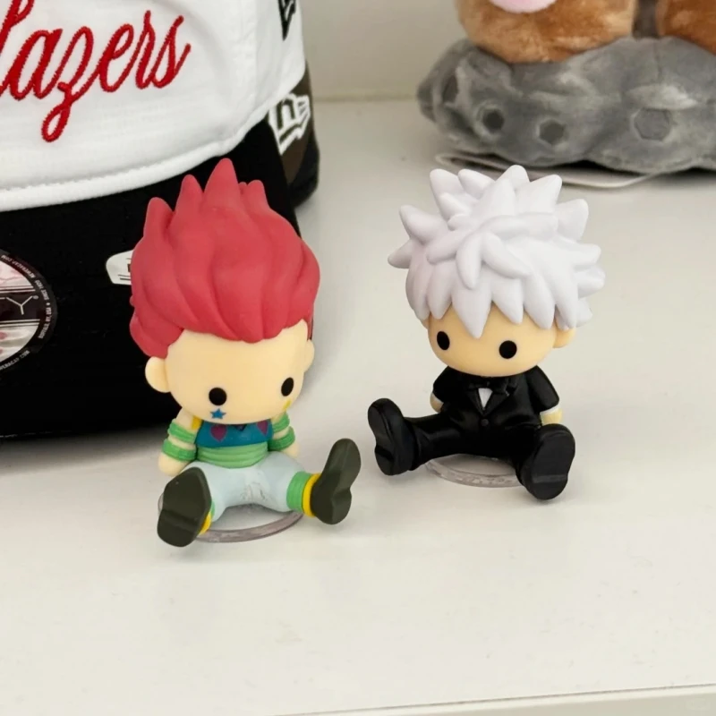 ホット販売 Rement Hunterxhunter 豆目ペタデル Youke Xin ヨークランドブラインドボックス置物デスク装飾子供の誕生日プレゼントのおもちゃ