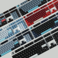 GMK Keycaps Cherry Profile Double Shot PBT Keycap For Cherry Mx Switch Mechanical Keyboard Olivia Arctic Red Samurai Wob Shoko