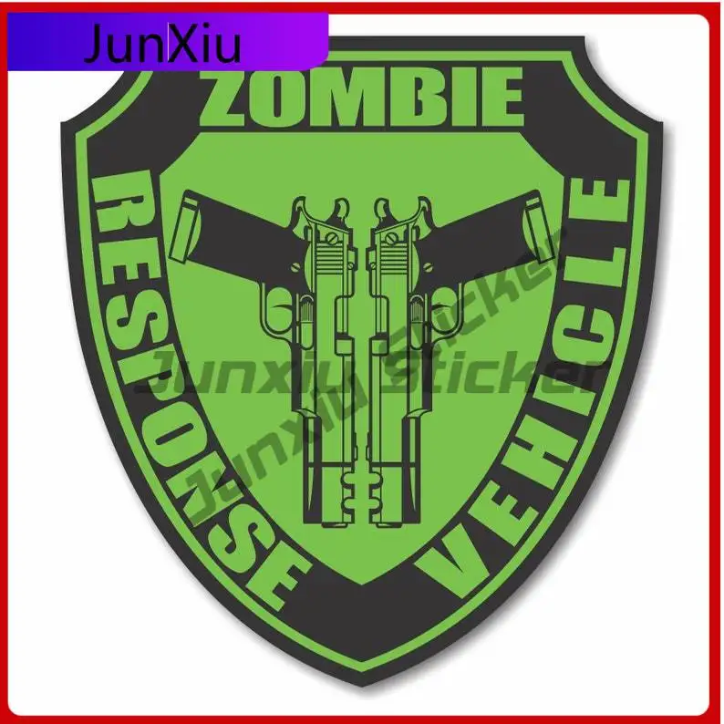 

Zombie Response Vehicle Badge Sticker Label Vinyl Decal Accessories For Car Truck Windshield Luggage Kayak Suv Halloween Decor