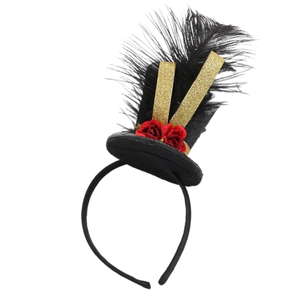 

Dress Up Carnival Party Headband Vintage Knight Sun Protection Soldier's Top Hat Role Play Circus Ringmaster Fascinator Top Hat