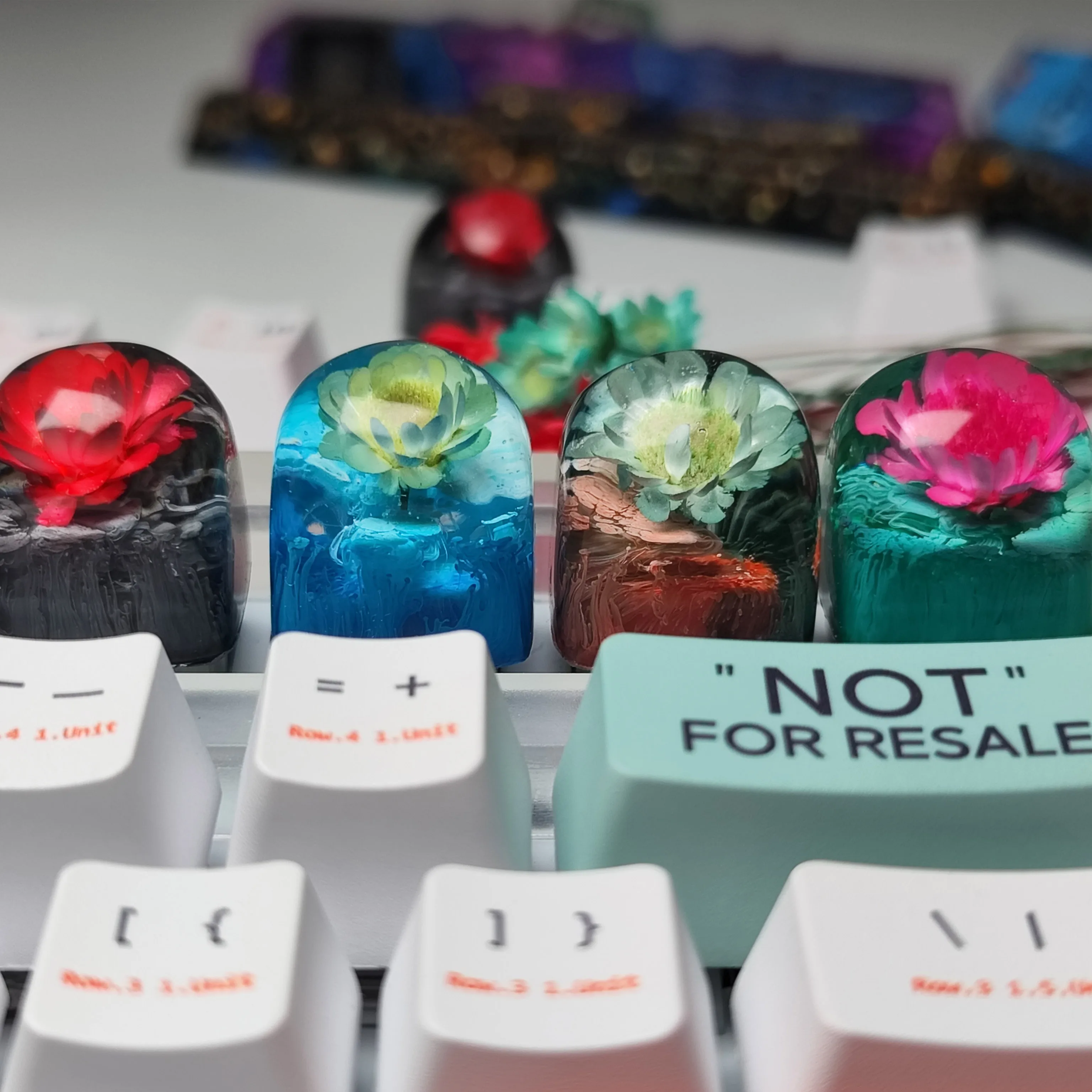 Mechanical keyboard Original personalized keycaps Eternal flower flower keycaps Keycaps