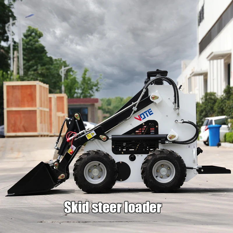 Fast Delivery Multifunctional Skid Steer Loaders Full-hydraulic Skid Steer Loader Compact Diesel Skid Steer With Track