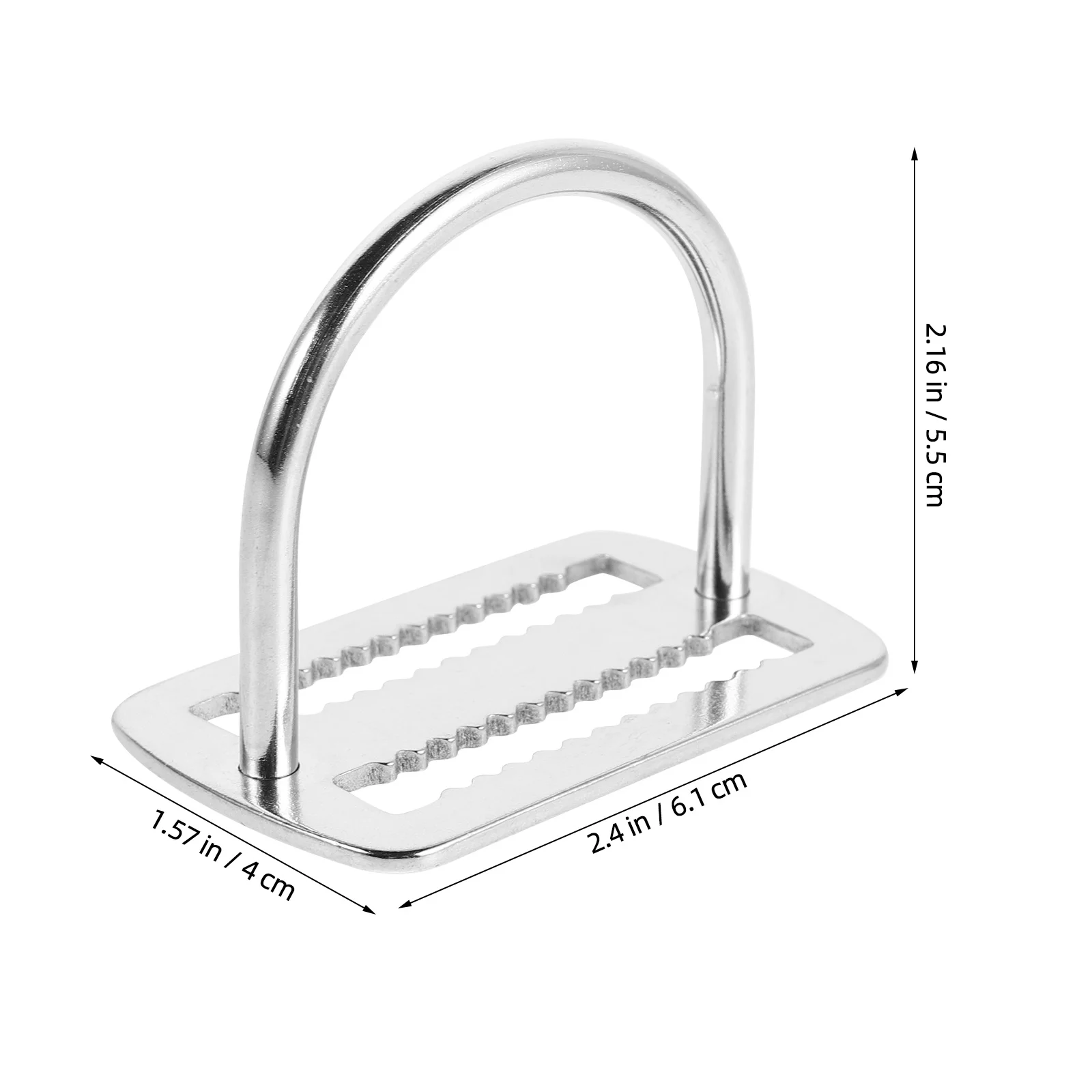 Boucle de ceinture de plongée en acier inoxydable, 2 pièces, positionneur de ceinture soudé, anneau en D, poignée sécurisée, équipement de plongée sous-marine, aventure sous-marine