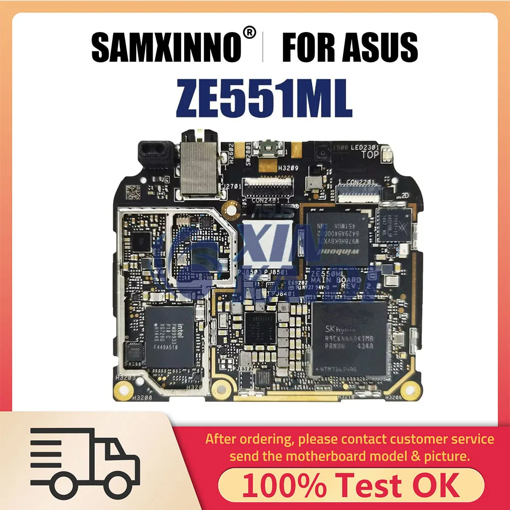 

ZenFone Motherboard for ASUS ZE551ML Mainboard 2G RAM Z3560 CPU Logic Board Circuits Accessory Bundles