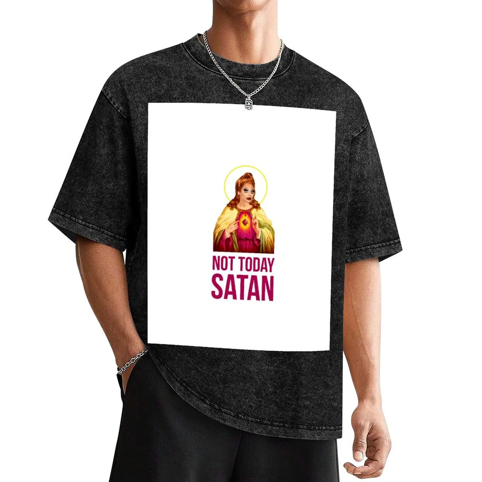 Bianca Del Rio Not Today Satan - Rupaul's Drag Race T-Shirt summer 2025 oversized graphic tee blanks funny t shirts men