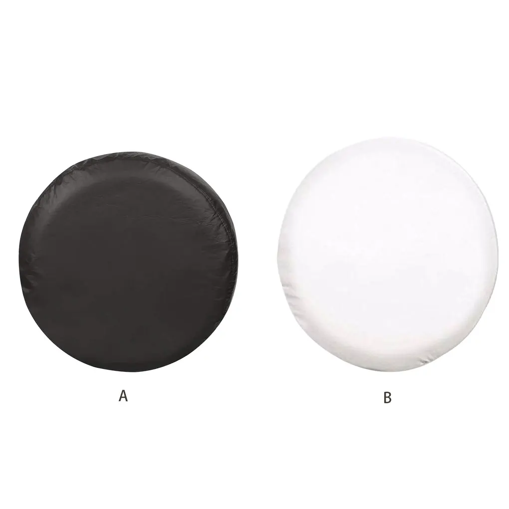 Black Spare Tire Cover Easy To Install Durable Reliable Protection For Wheel Long Lasting Appearance beige 22-24inch