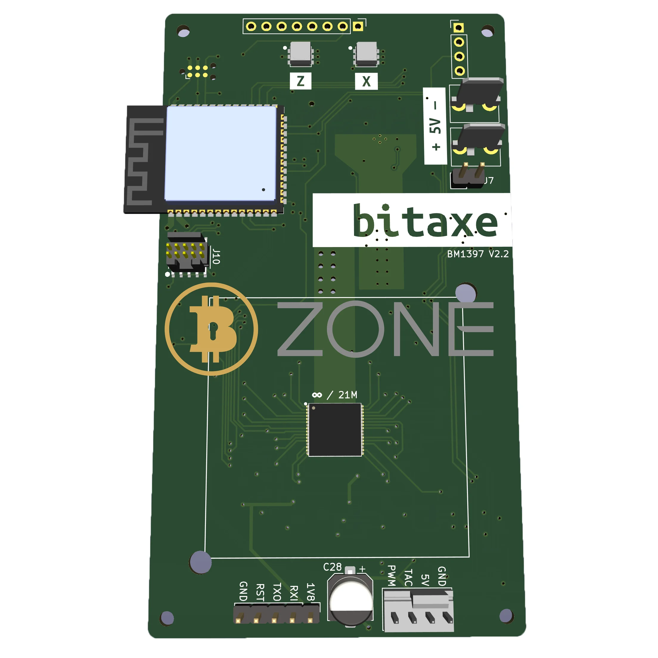 Imagem -03 - Bitaxe Faça Você Mesmo Kit Open Source Asic Bitcoin Miner Hardware Baseado no Chip Bitmain Bm1397ag Asic