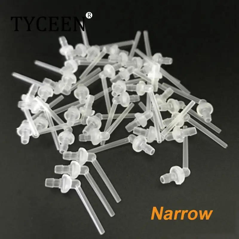 50pcs Mixing Tube Curved nozzle Disposable Dental Curing Mixing Tips 1:1 for Bleach Resin Hardener Dental Impression Material