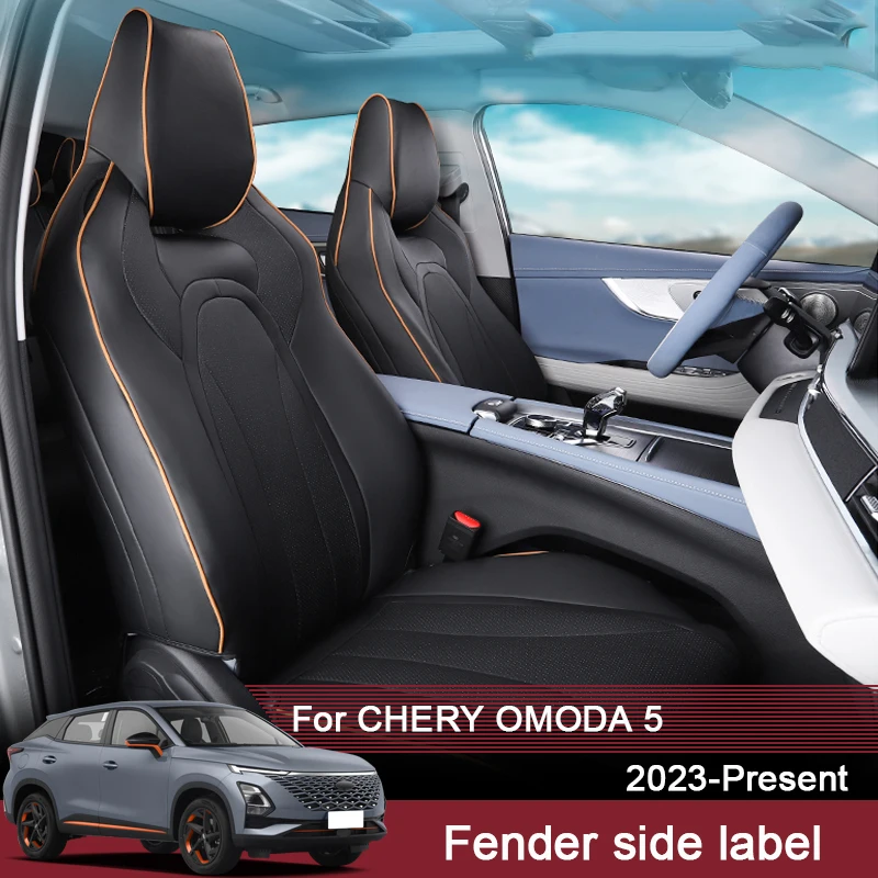 

Car Styling Custom Seat Cover Mat For Chery Omoda 5 2023-Present Nappa Leather Waterproof Auto Seat Cover Internal Accessories