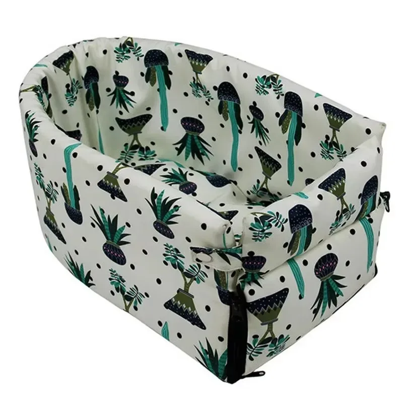 for New waterproof and environmentally friendly car center console pet bag Oxford cloth washable detachable cotton pet
