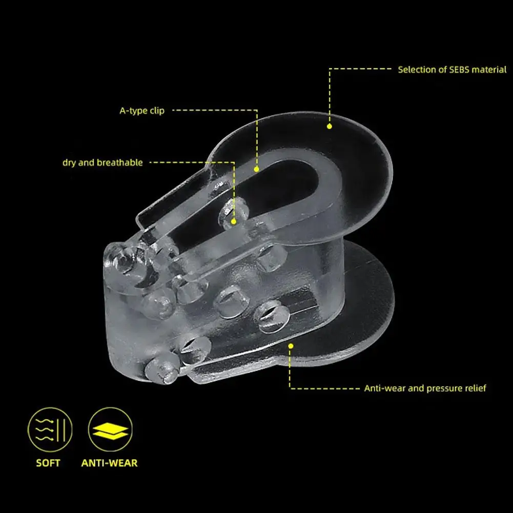 1 paio di separatori per dita in Silicone correttore per valgo correzione del pollice nuovo strumento per la cura del piede raddrizzatore del piede dito Y2C5