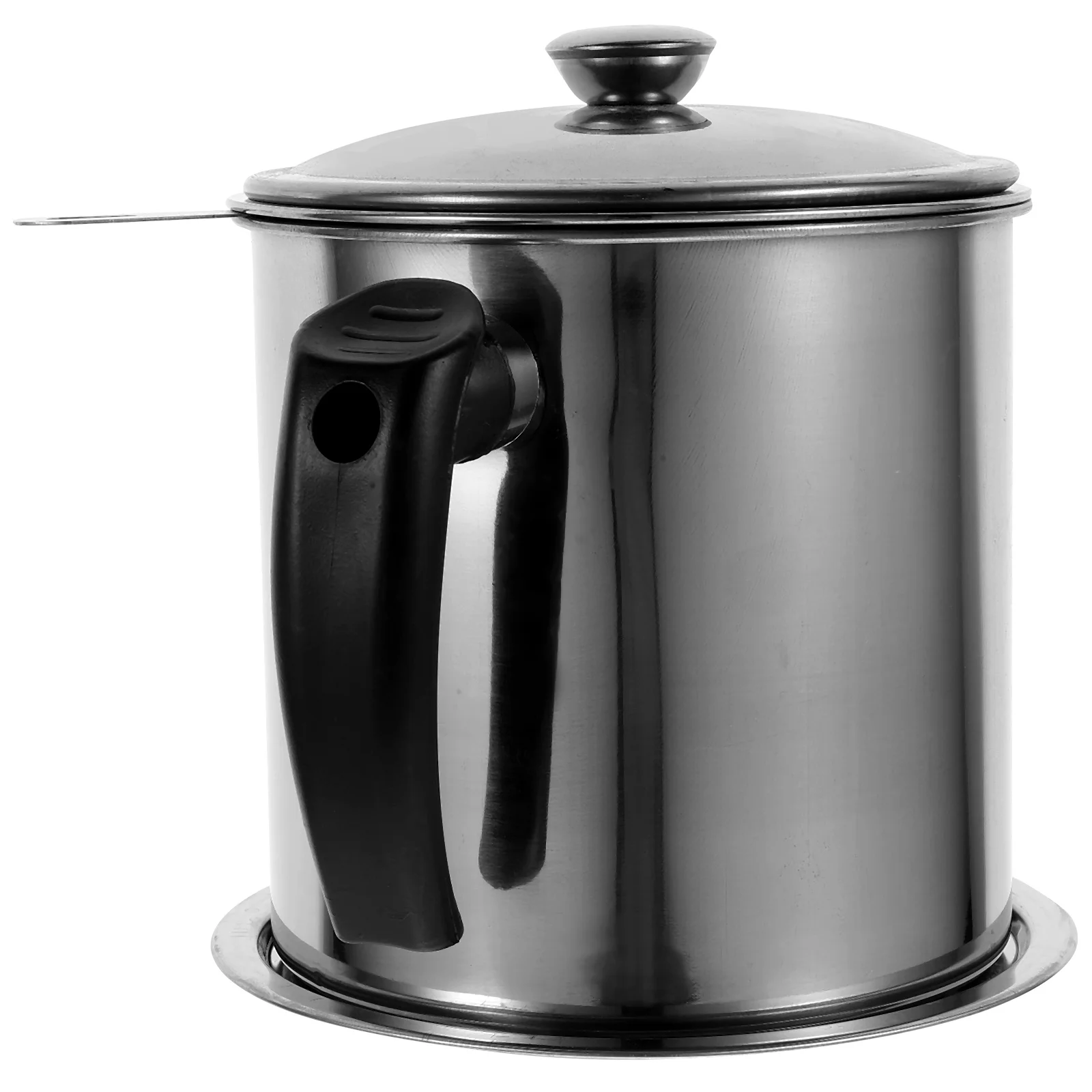 

Stainless Steel Pot 1.8L Fine Mesh Strainer Kitchen Grease Can Household Oil Pot Filter Oil Storage Bottle Household