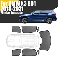 Custom Magnetic Car Window Sunshade For BMW X3 G01 2018-2021 Curtain Mesh Front Windshield Frame Curtain