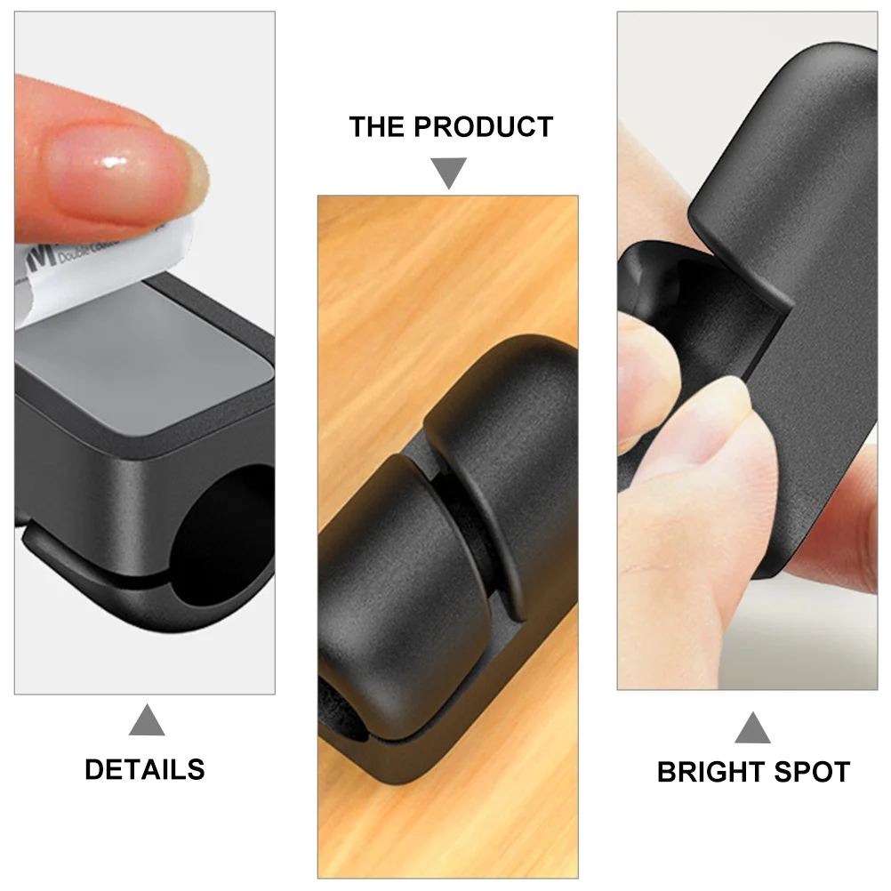 

20Pcs Cable Fixed Buckle Durable Silicone Cable Clips Practical Wire Organizer Clamps for Desktop Use Wire Clips