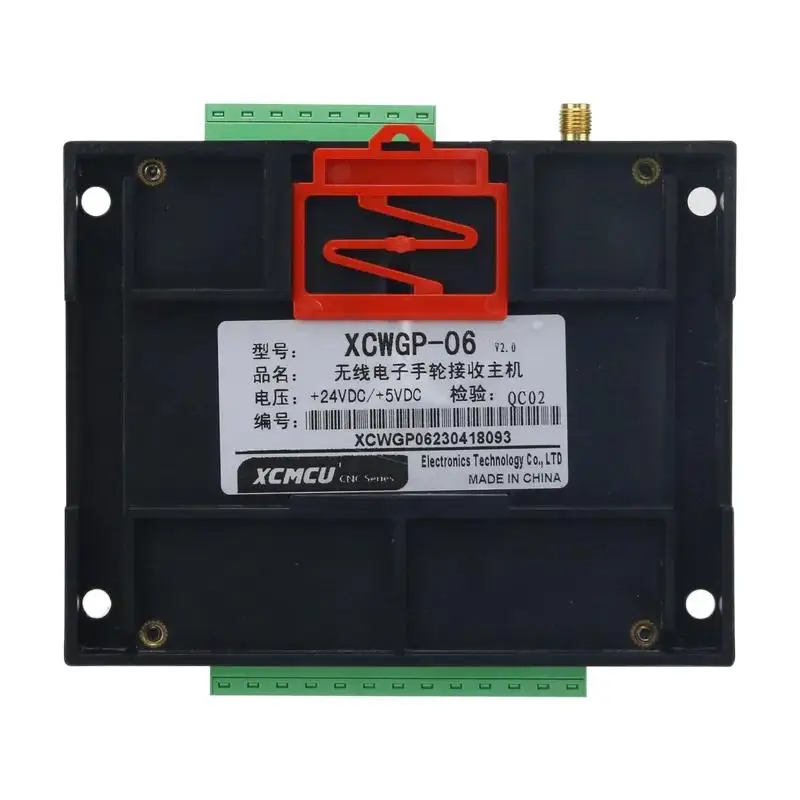 Maxgeek XCWGP-06 Wireless Pulse Generator Handle Unit CNC MPG Wireless Manual Pulse Generator with Emergency Stop Function