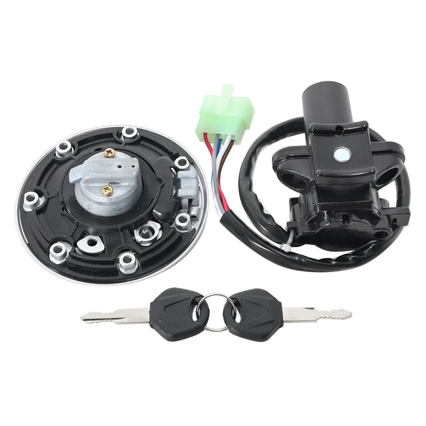Motorrad-Schlüssel-Set mit Tankdeckel und Zündschalter für Kawasaki ZX600 ZX900 ZX750 Ninja 27005-1199 / 27005-1180 / 51049-0018 / 51049-1091 – Detail 4