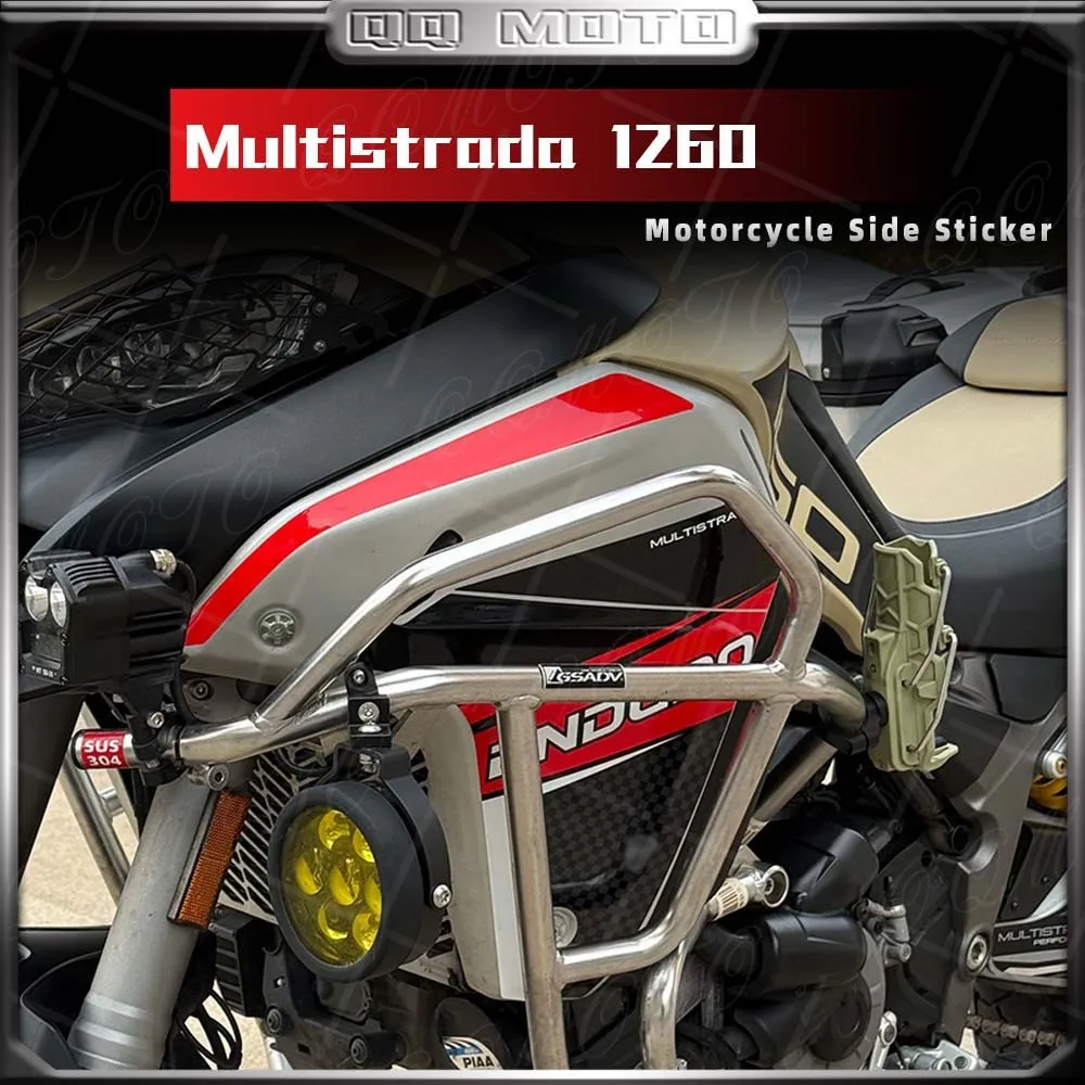 

Для Multistrada 1260 1200 1200, эндуро 1260, эндуро, наклейки на мотоцикл, боковой обтекатель, ручки бака, защитные наклейки